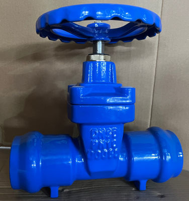 Socket Ended Non-rising Stem Resilient Soft Seat Gate Valve With PN10/16 Pressure Rating